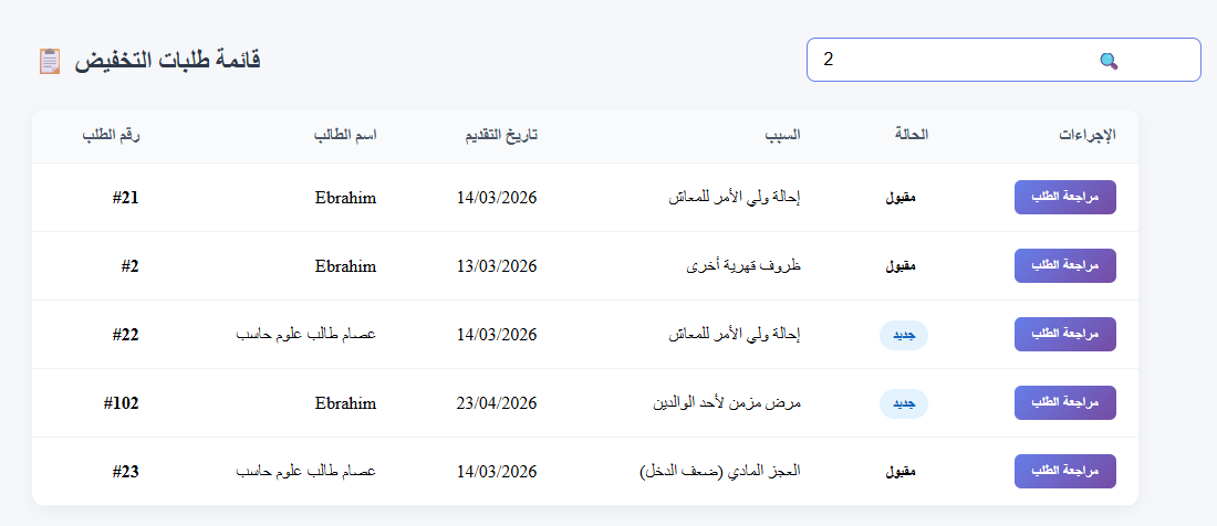 نموذج التسجيل